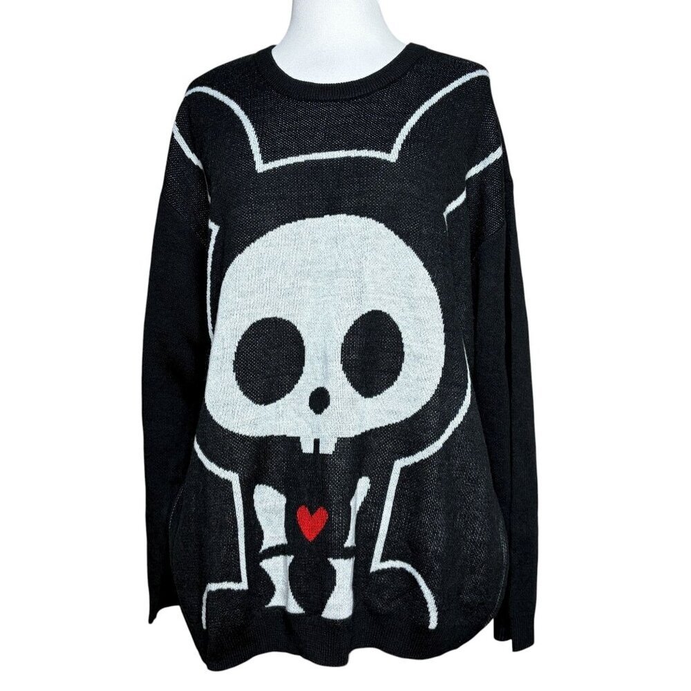 Skelanimals Jack The Rabbit Intarsia Girls Sweater